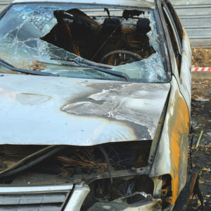Burn Injuries in Car Truck Accident Broken Windshield - Penn Kestner & Mcewen Penn Kestner McEwen Personal Injury Attorneys